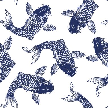Japanese carp,　 seamlessly